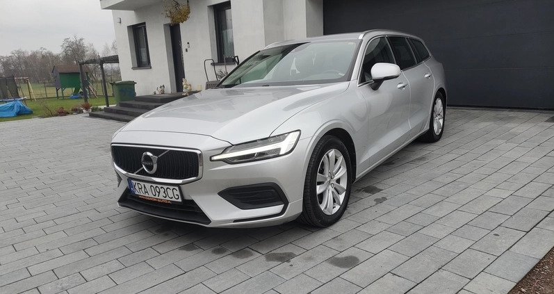 Volvo V60 cena 98277 przebieg: 133000, rok produkcji 2018 z Międzyrzecz małe 742